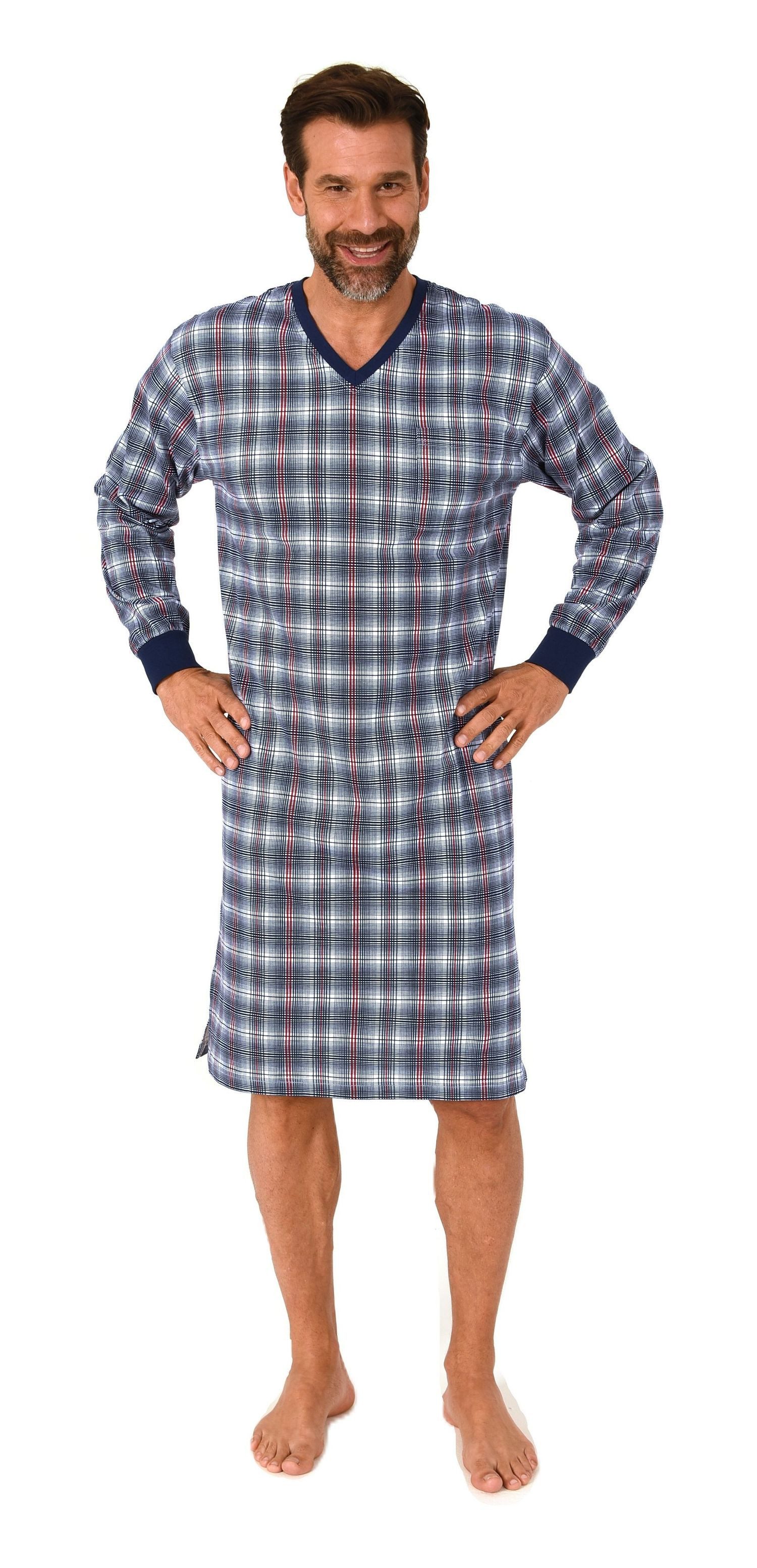 Normann Pyjama Normann Herren langarm Nachthemd günstig online kaufen