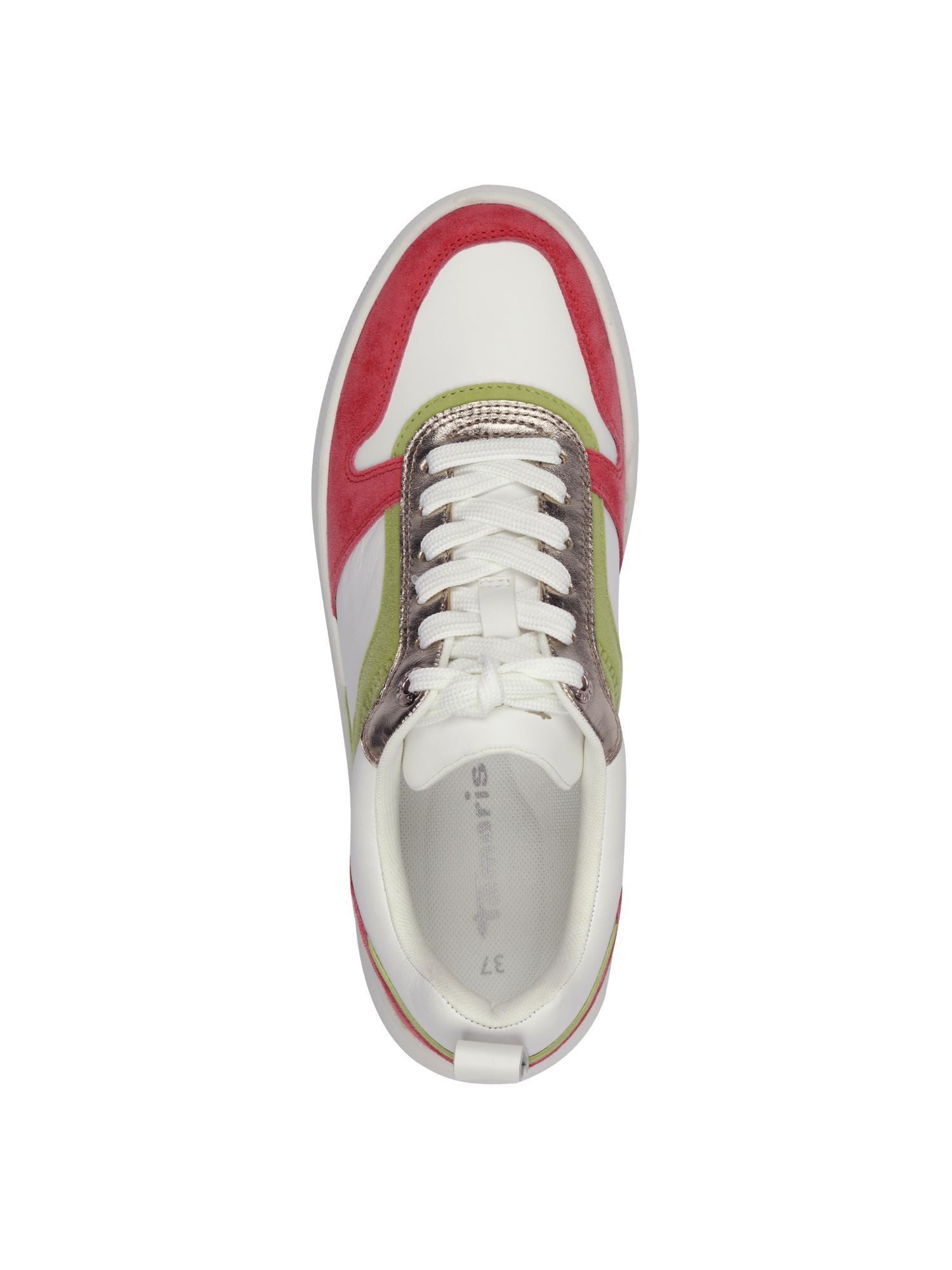 Tamaris Removable Sock mit Schnürsenkel kein Absatz Sneaker Removable Sock