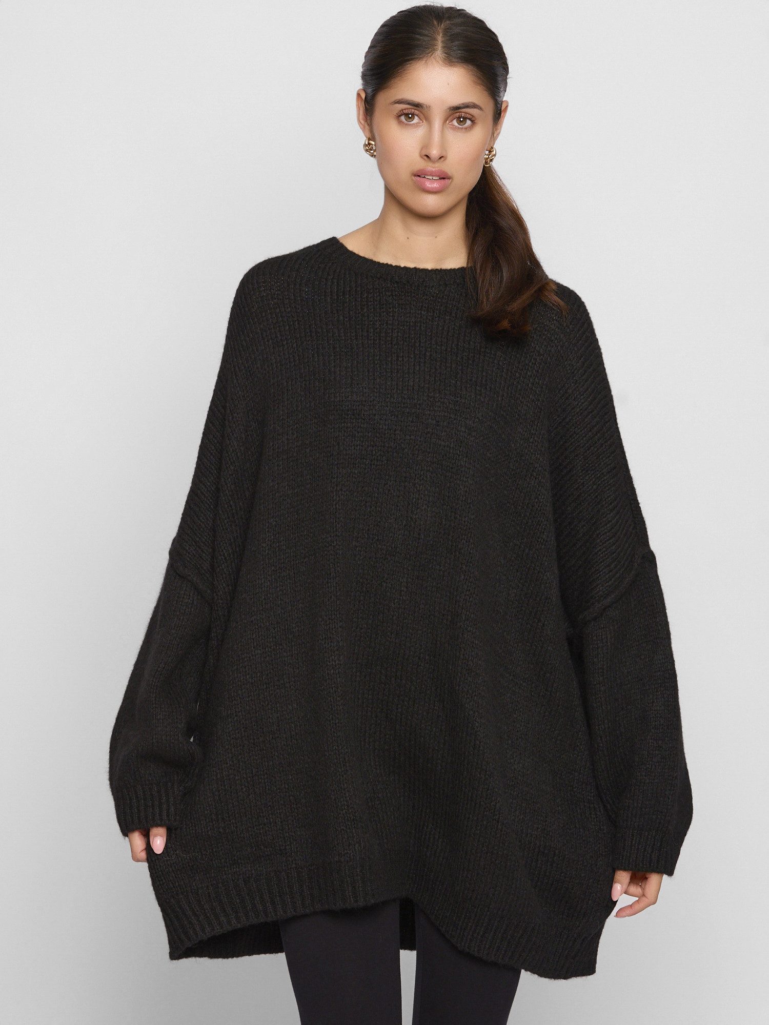 Lilavie Strickpullover Vanii OneSize oversized Grobstrickpullover günstig online kaufen