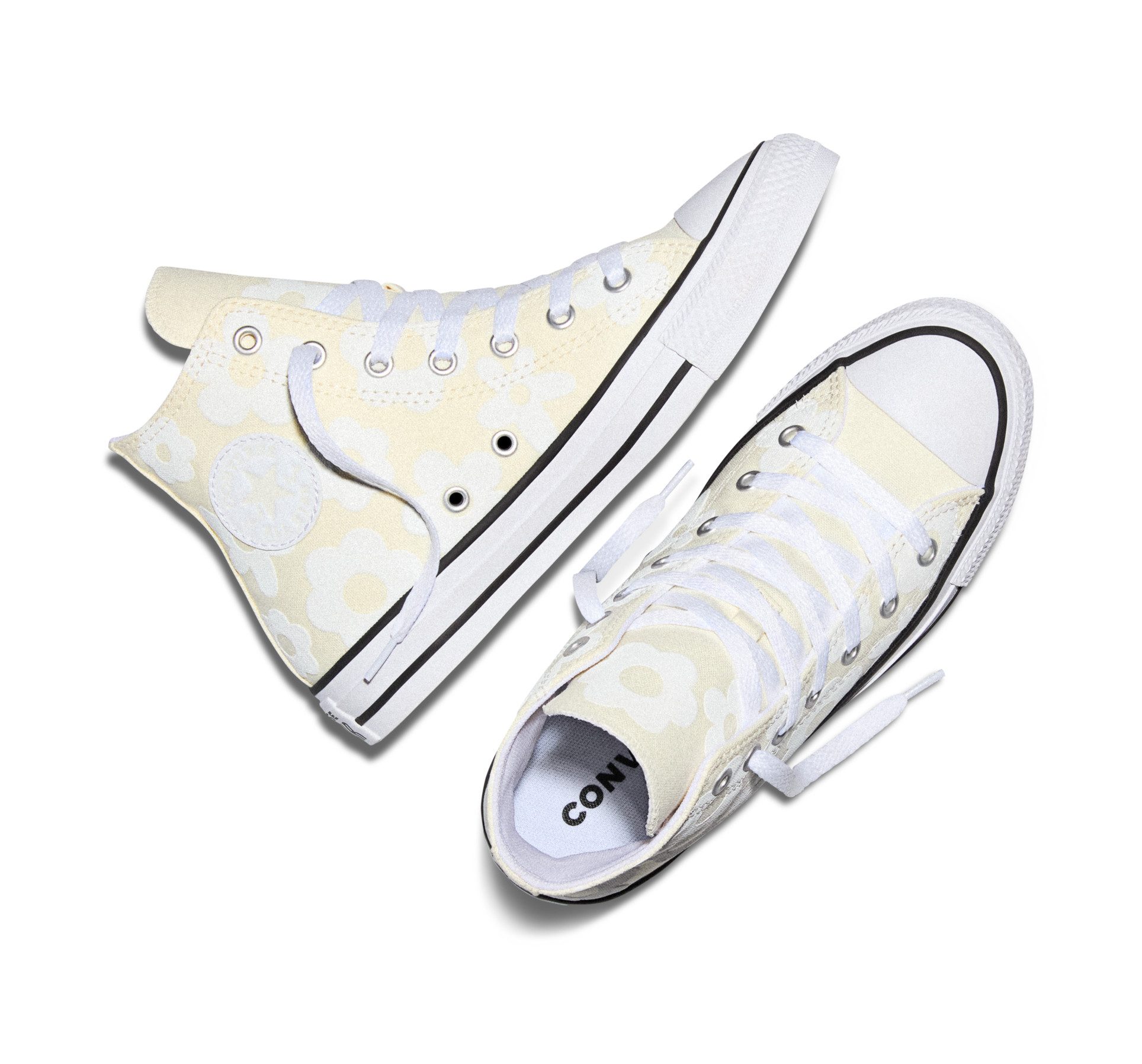 Converse CHUCK TAYLOR ALL STAR BUBBLE FLOWERS Sneaker (für Jugendliche) für Alltag, bequem, mit profiliertem Laufsohlenprofil – Bild 4 von 5