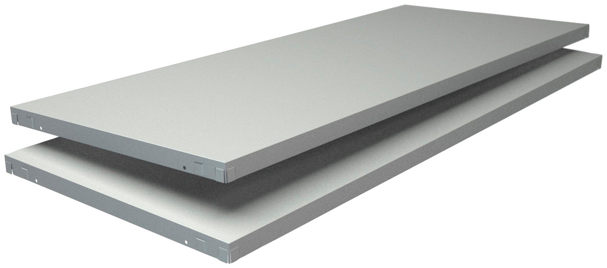 SCHULTE Regalwelt Regalelement Stecksystem-Fachboden PowerMax, 2 Stück weiß, 1200x500 mm | Regalsysteme