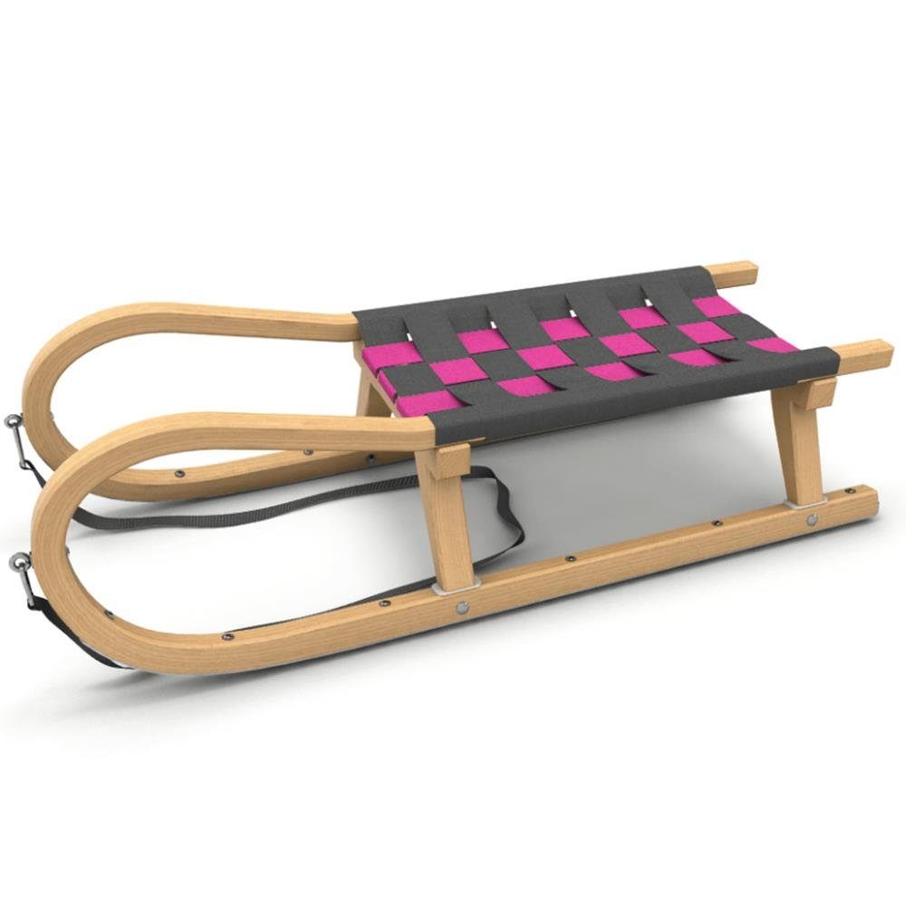 Kathrein Сани GmbH Hornschlitten Kathrein Сани Familienrodel Zweisitzer grau