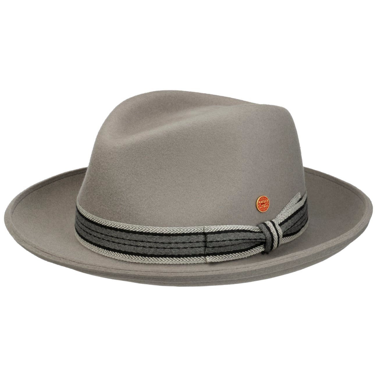 Mayser Fedora (1-St) Wollhut, Made in the EU