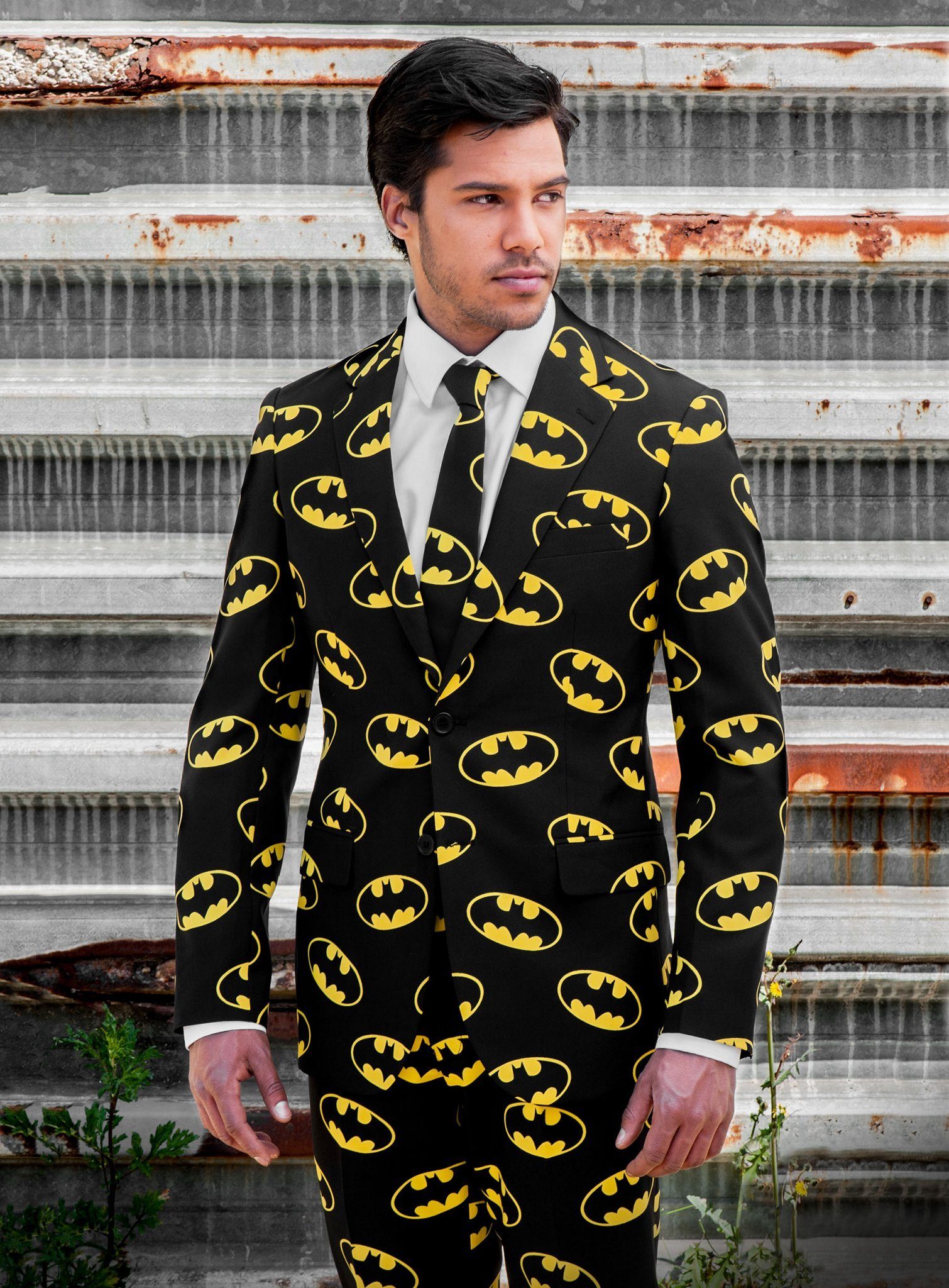 Opposuits Kostüm »Batman«, Ausgefallene Anzüge für coole Typen