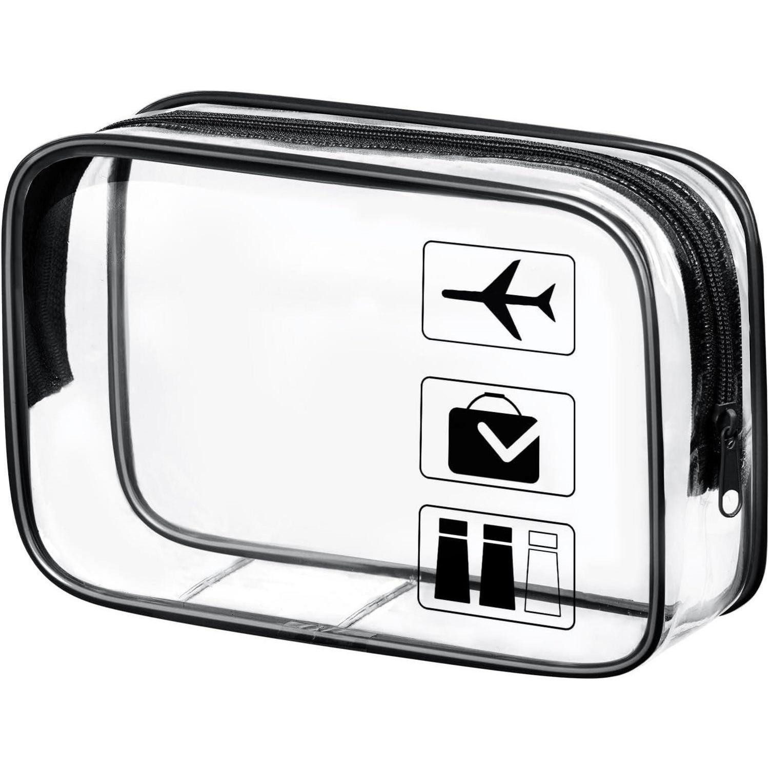 LuxusKollektion Kosmetiktasche Transparente Kulturtasche für Damen und Herren, PVC