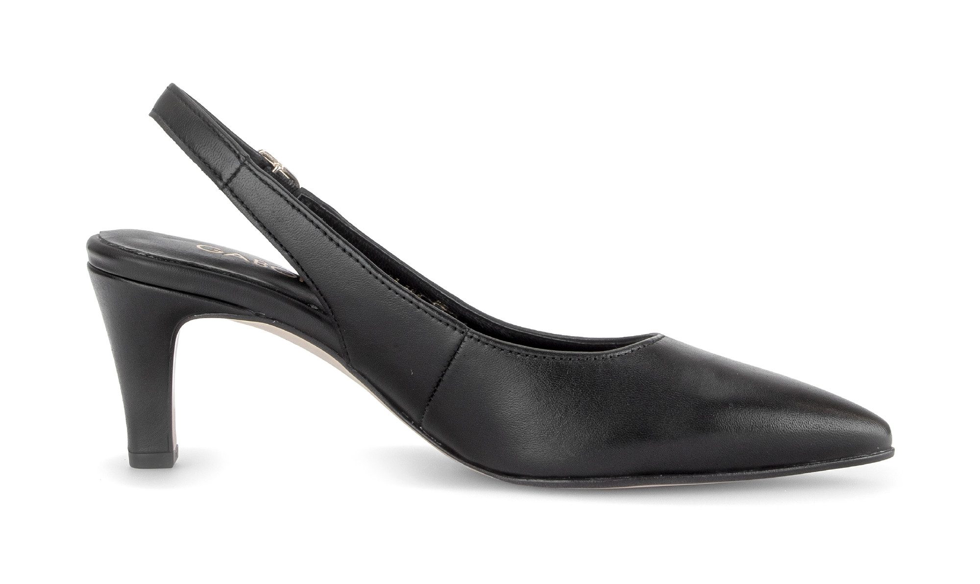 Gabor Slingpumps, Trichterabsatz, Businessschuh, Abendschuh in spitzer Form, G-Weite