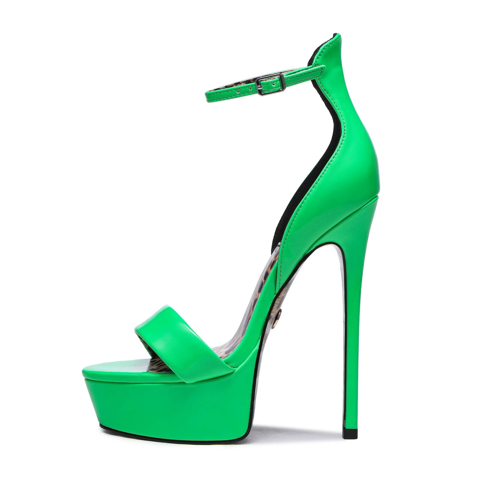 Giaro KIMMIE NEON GREEN High-Heel-Sandalette 15 cm Absatzhöhe, 4 cm Plateau günstig online kaufen