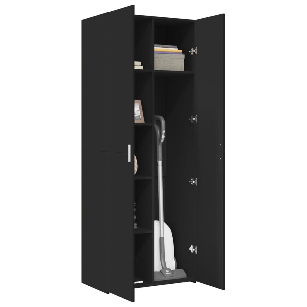 vidaXL Highboard Highboard Schwarz 70x42,5x185 cm günstig online kaufen