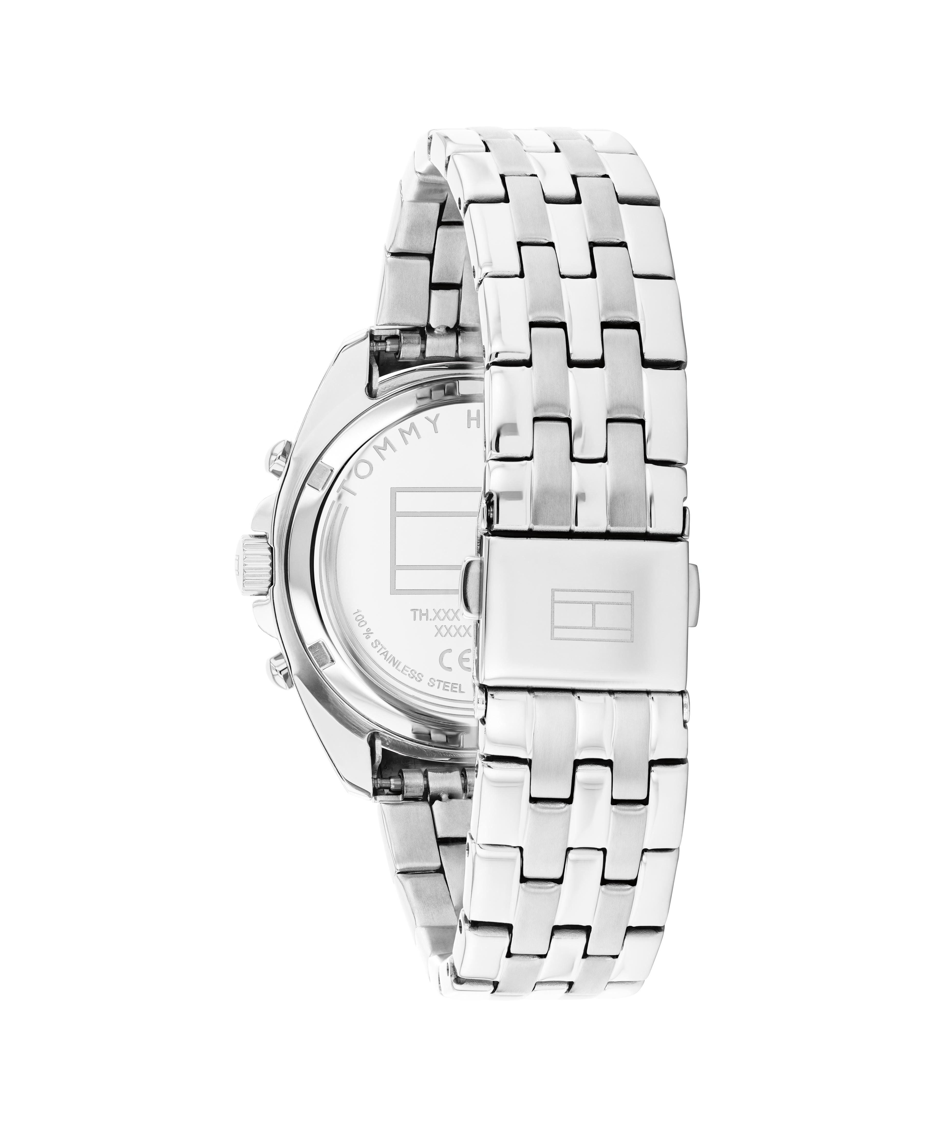 Tommy Hilfiger Multifunktionsuhr MELLIE 1782802, Quarzuhr, Armbanduhr, Damenuhr, Edelstahlarmband, analog