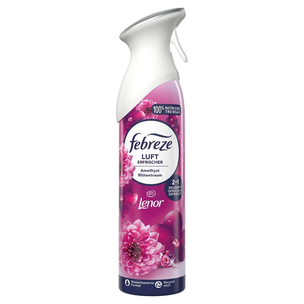 Febreze Raumduft Febreze Lufterfrischer Lenor Amethyst Blütentraum 185ml - Raumduft (1e