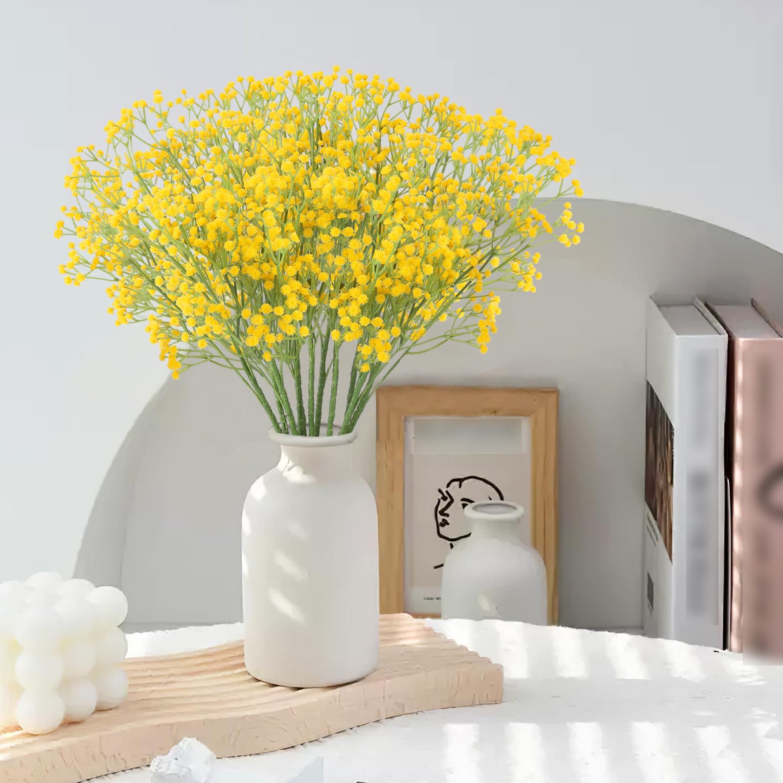 Kunstblumenstrauß Schleierkraut Künstlich 6 STK Fake günstig online kaufen