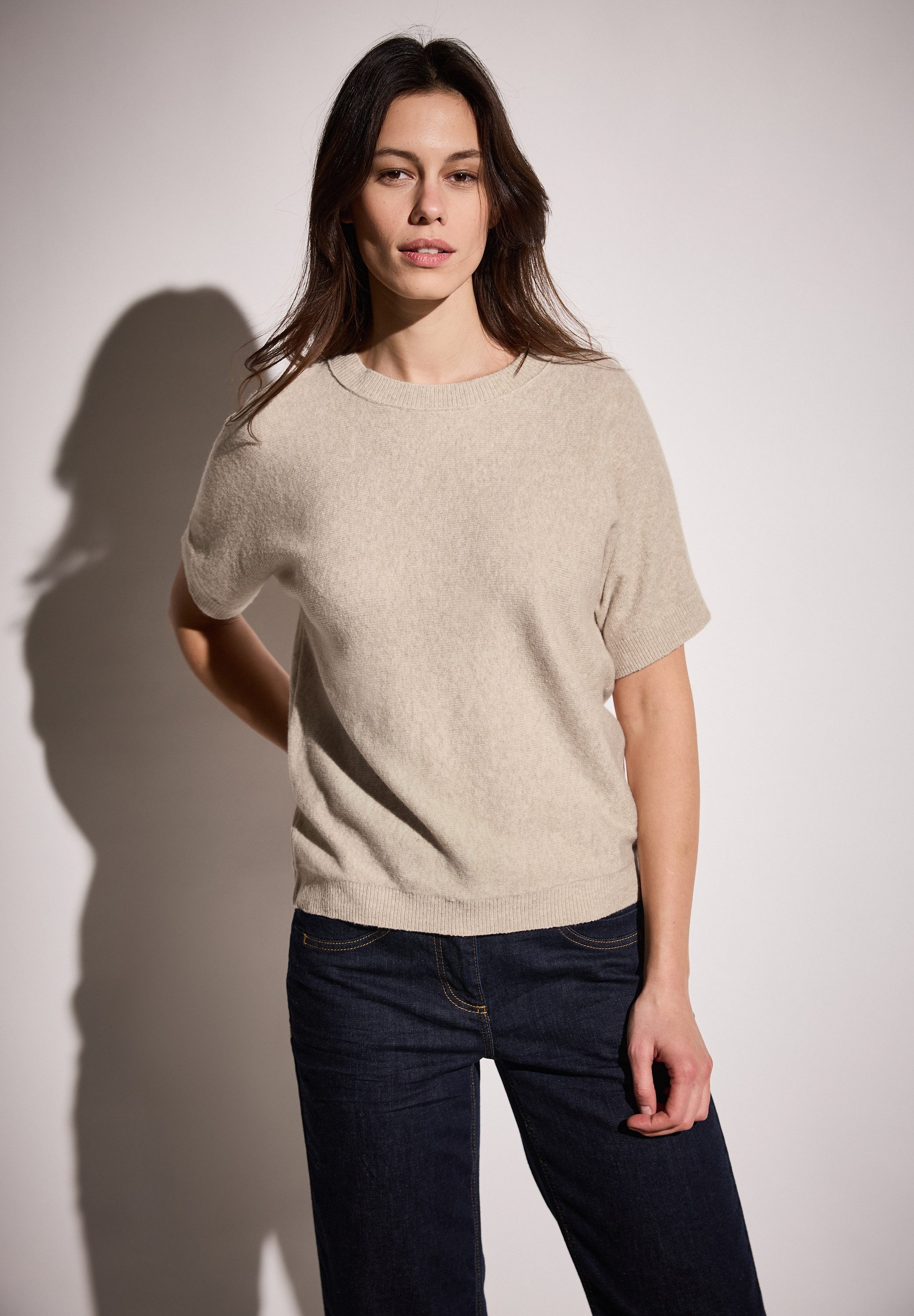Kurzarmpullover