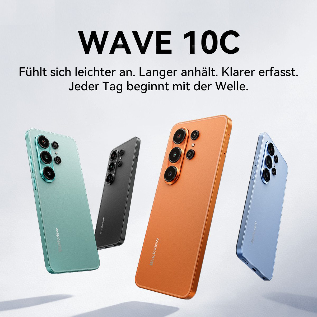 blackview Blackview Android 16 6,88'' 5000mAh 32MP 6GB+128GB Dual SIM Smartphone (6.88 Zoll, 32 GB Speicherplatz, 32 MP Kamera, Fingerabdruck, Dual SIM 4G, Android 16)