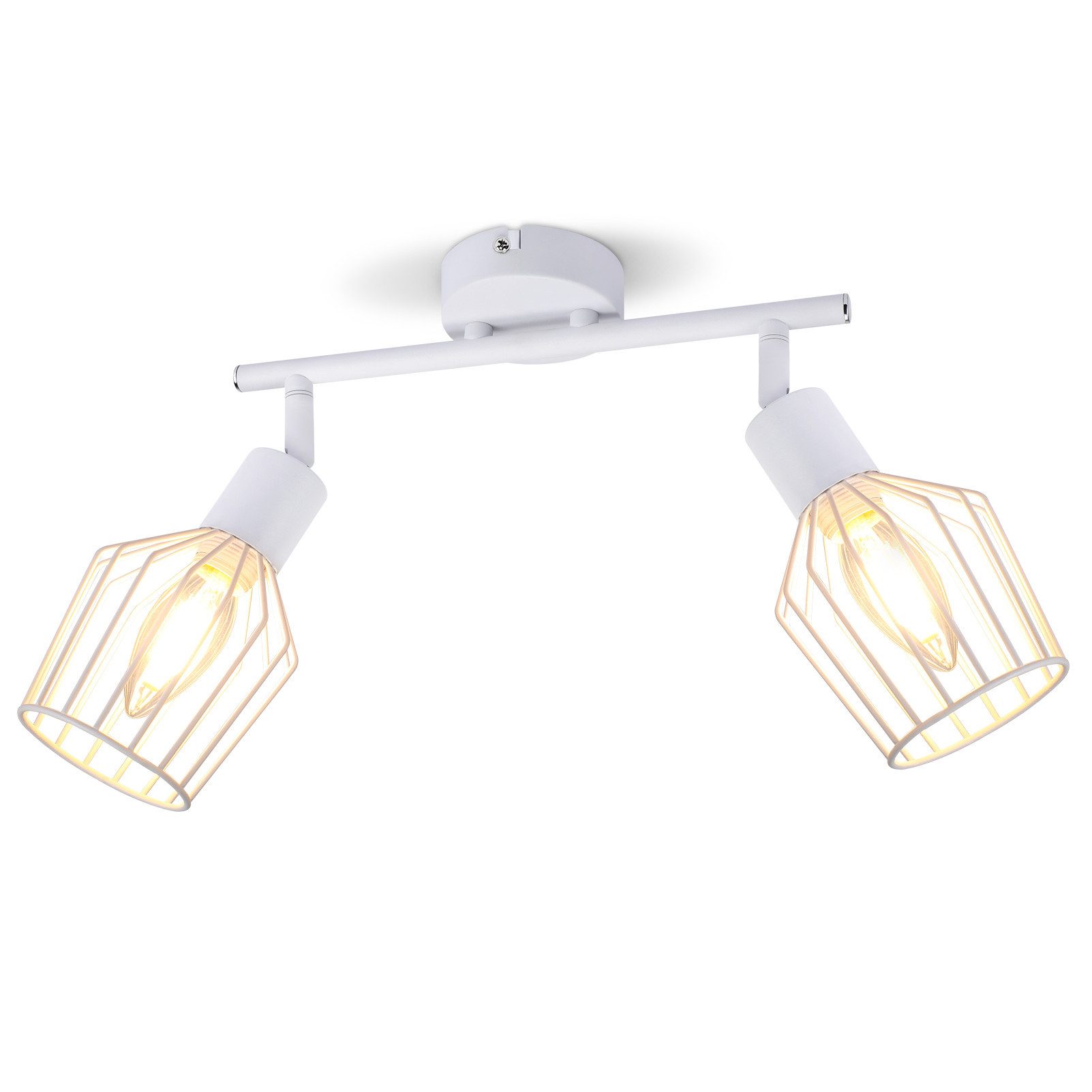 Nettlife LED Deckenspots Schwarz Weiß E14 günstig online kaufen