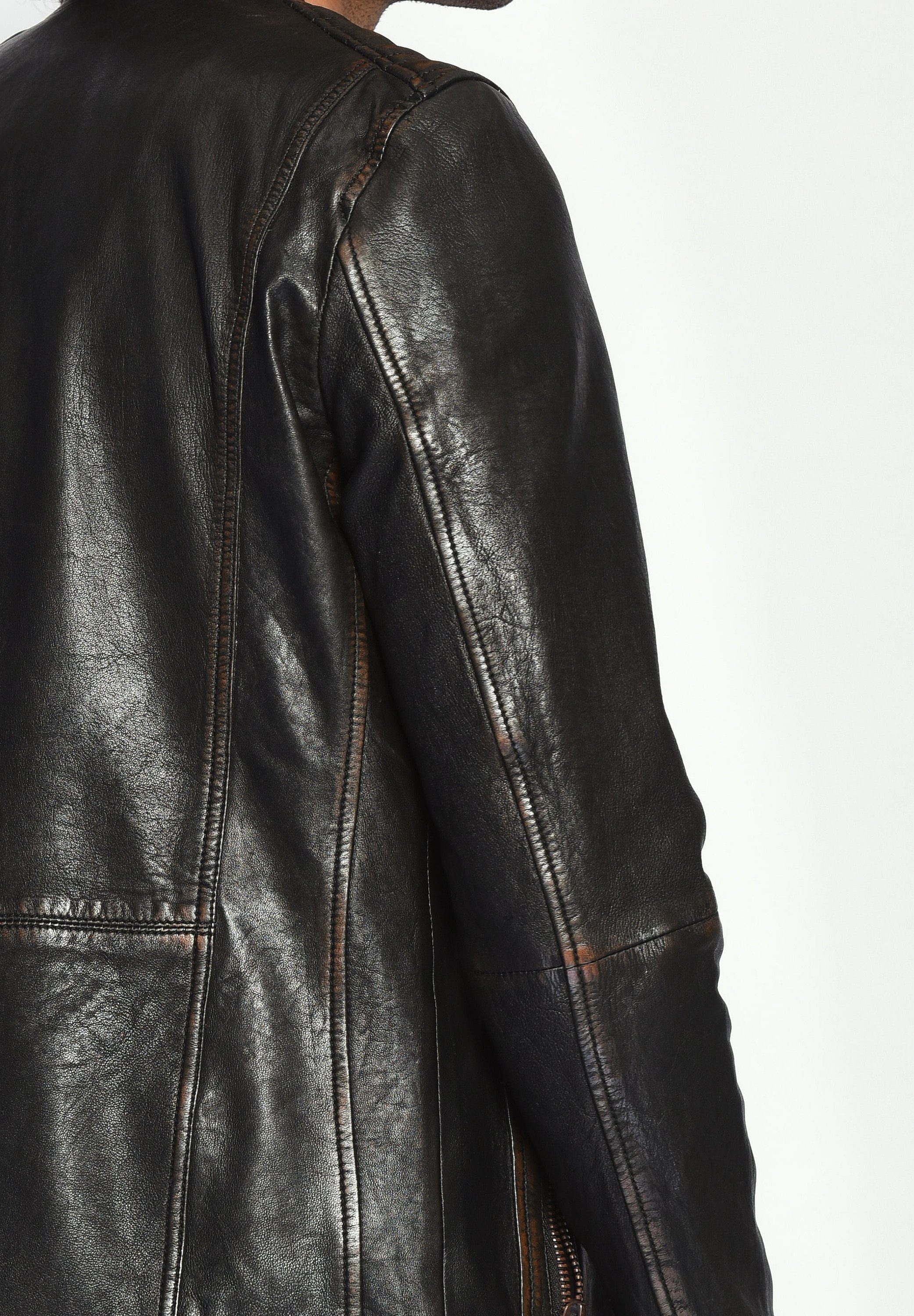 Maze Lederjacke Puckham