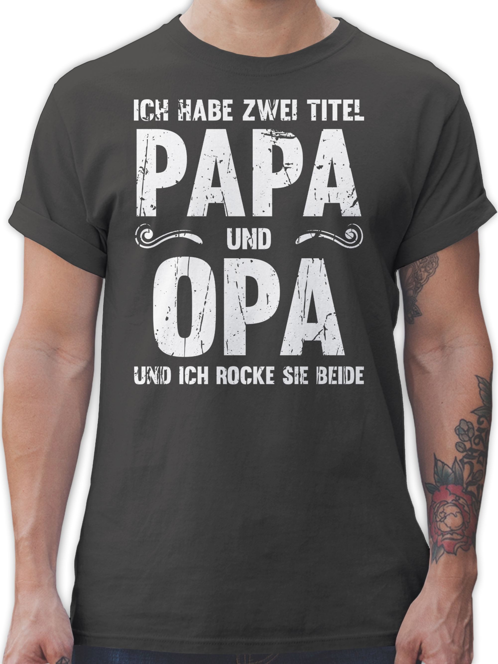 Shirtracer T-Shirt Ich habe zwei Titel günstig online kaufen