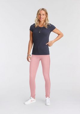 Arizona Skinny-fit-Jeans »Ultra Stretch« High Waist mit seitlichem Streifen