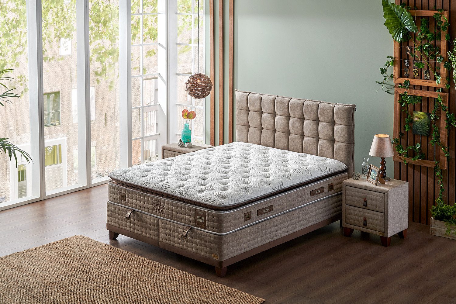 Pointhome Boxspringbett Set, Cotton Master, Schlafzimmerbett, günstig online kaufen