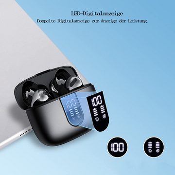 GelldG Kopfhörer Kabellose, Ear Kopfhörer Bluetooth Mit Mikrofon Bluetooth-Kopfhörer