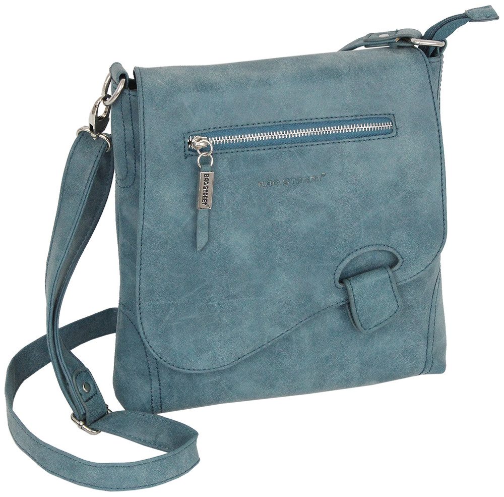 J JONES JENNIFER JONES Schultertasche - Damen Umhängetasche mit Überschlag und Riegel-Magnetverschluss