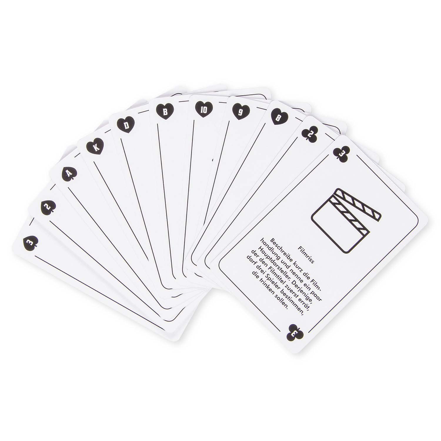 Kartenspiel, Kings Party-Spiel Spiel, 52 Goods+Gadgets Cup mit 2.0 Version Karten