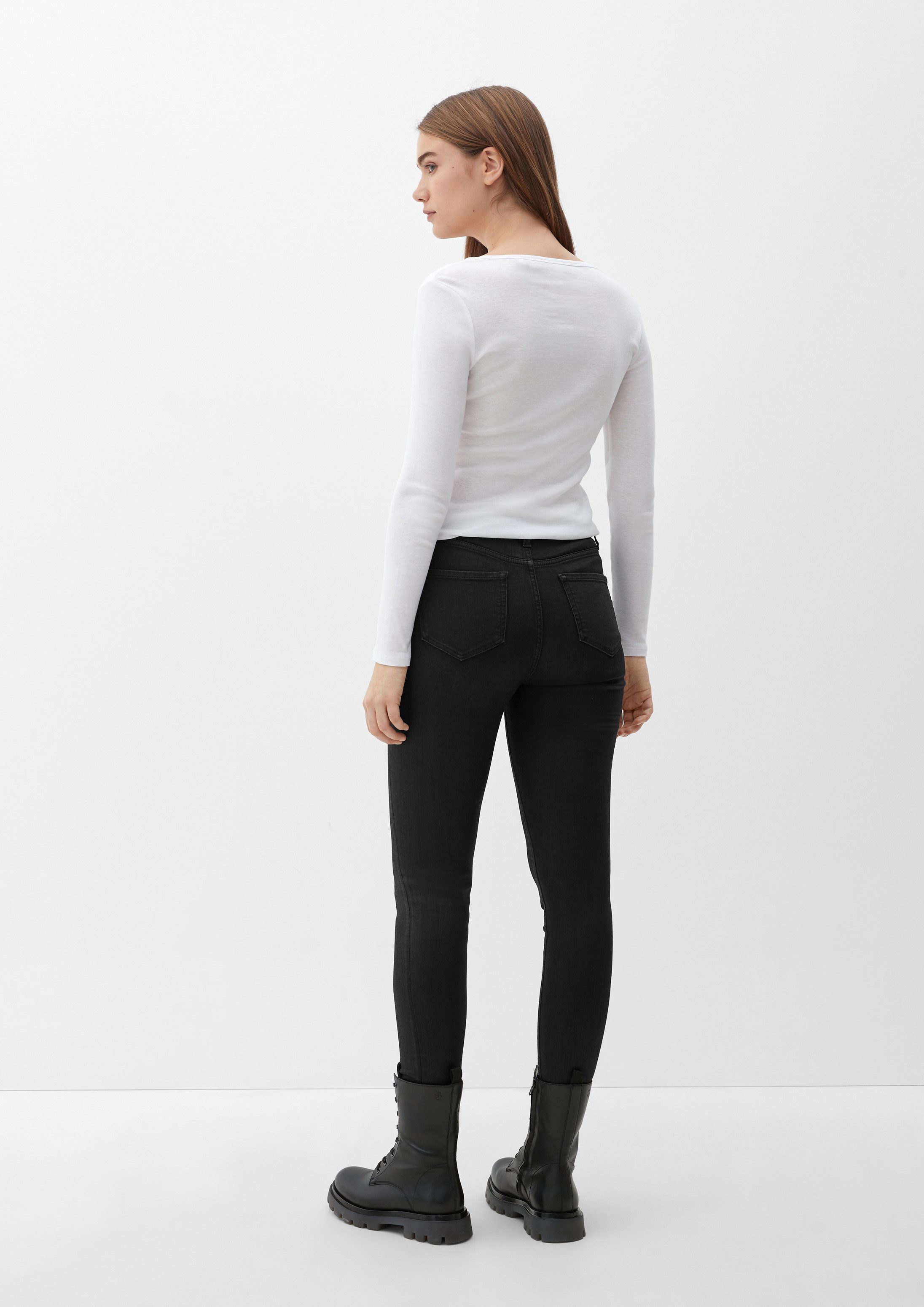 s.Oliver Skinny-fit-Jeans Jeans-Hose IZABELL Skinny: Jeans mit Baumwollstretch