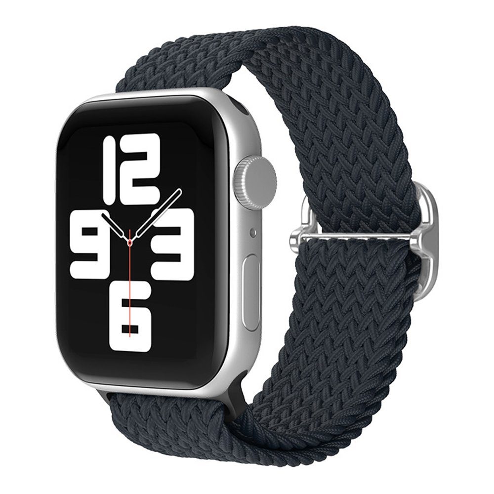 Kompatibel mit GelldG Armband Armband Apple Uhrenarmband Watch, Geflochtenes Nylon dunkelgrau