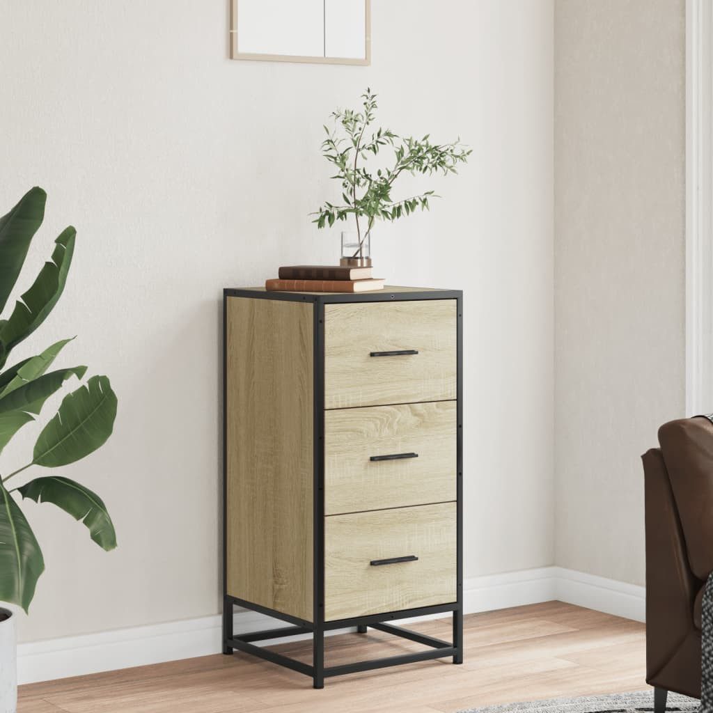 vidaXL Sideboard Sideboard Sonoma-Eiche 35,5x35x76 cm günstig online kaufen