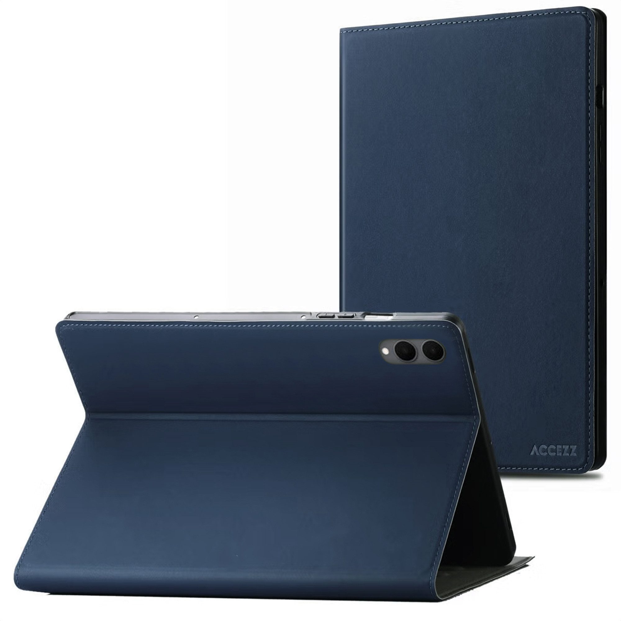 Accezz Tablet-Mappe Accezz Classic Klapphülle Samsung Galaxy Tab S11 Ultra - Dunkelblau
