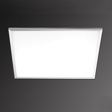 etc-shop LED Panel, LED-Leuchtmittel fest verbaut, Warmweiß, Farbwechsel, RGB LED Deckenleuchte Einbaupanel Acryl Wohnzimmer Lampe Farbwechsler