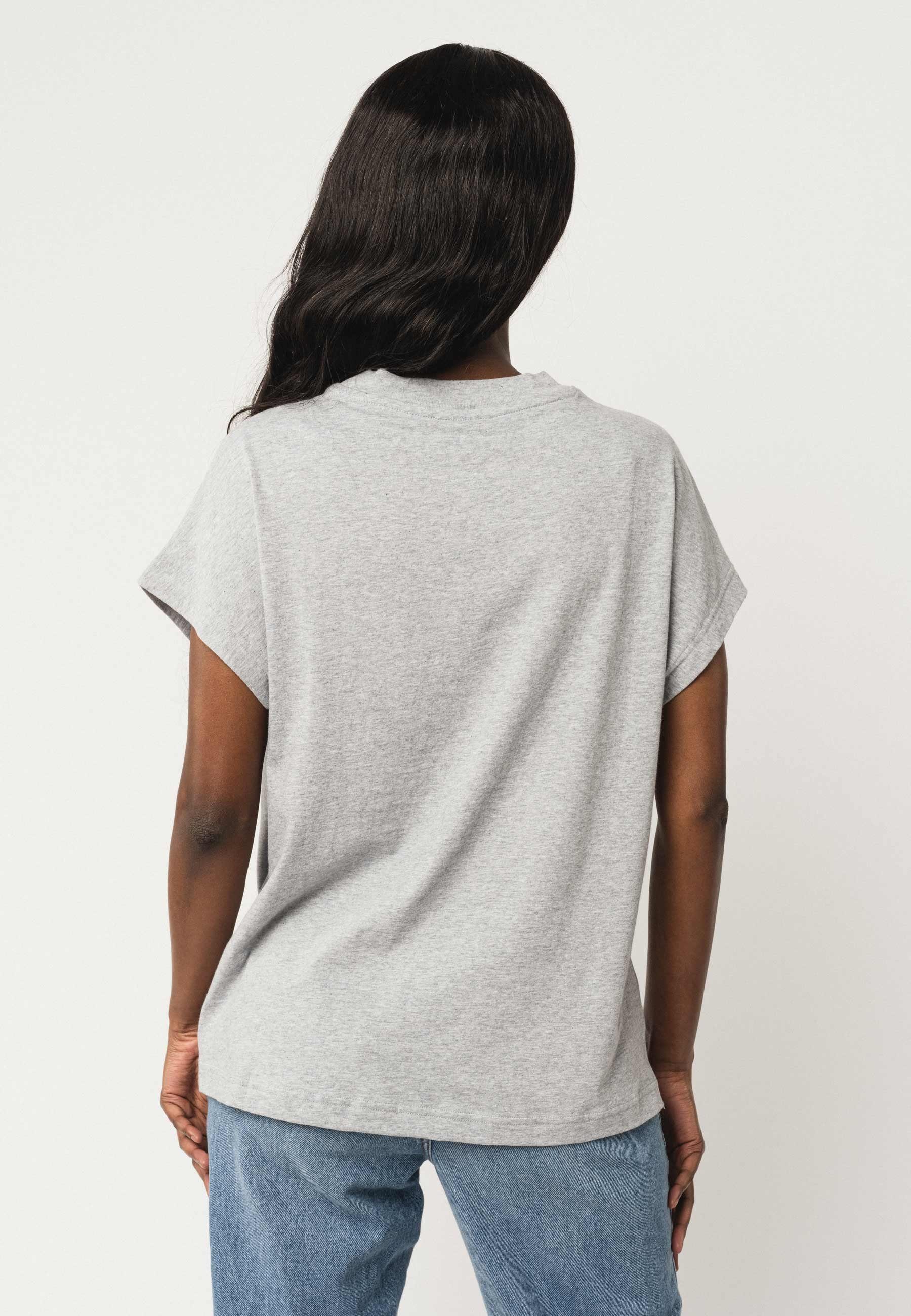 MELA Kurzarmshirt T-Shirt MADHU Fein gerippter günstig online kaufen