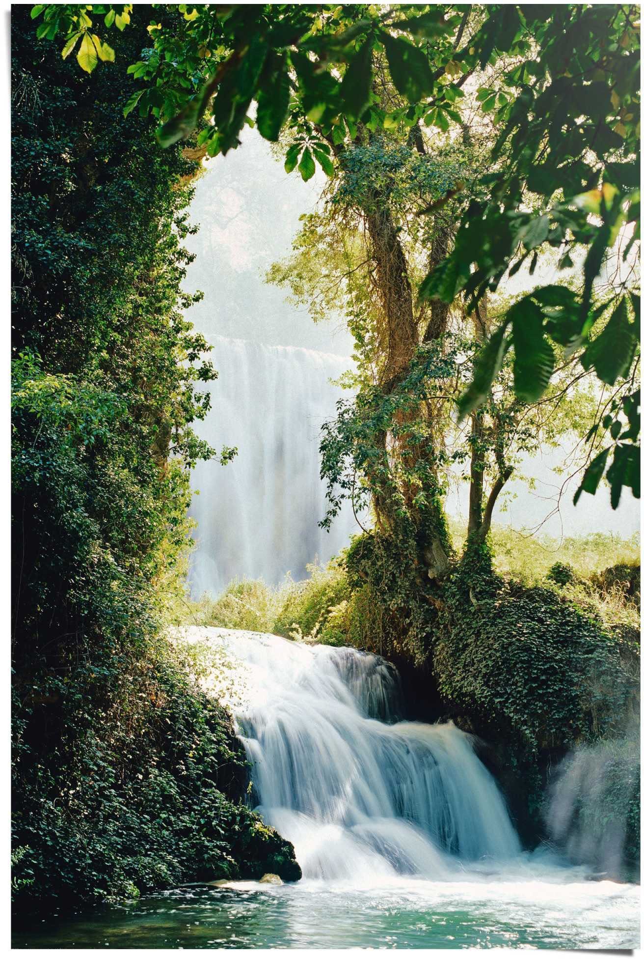 Poster Wasserfälle Zaragoza