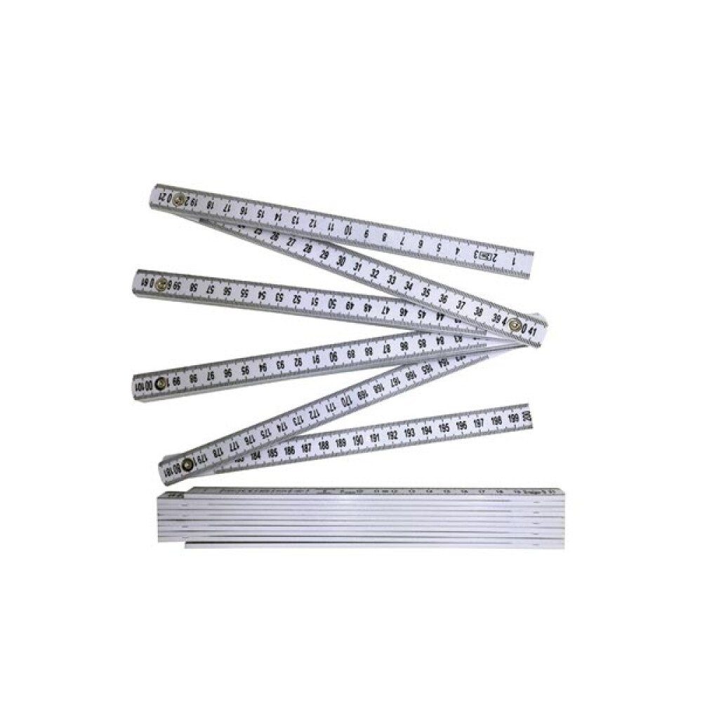 Toolland Messlatte Zollstock - glasfaser - 2m (1-tlg)