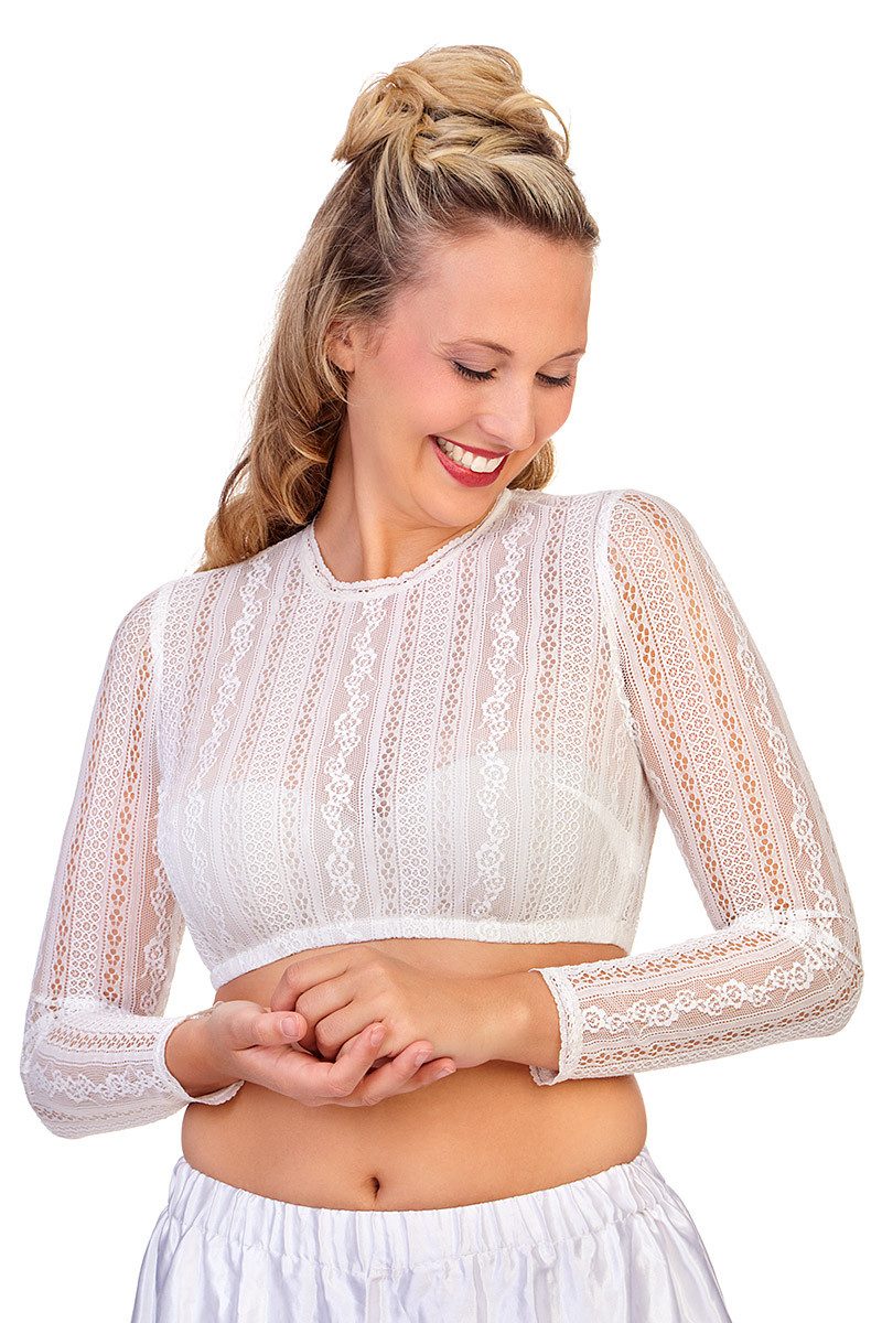 Dirndlbluse Dirndlbluse - LUANA-DALI - offweiß