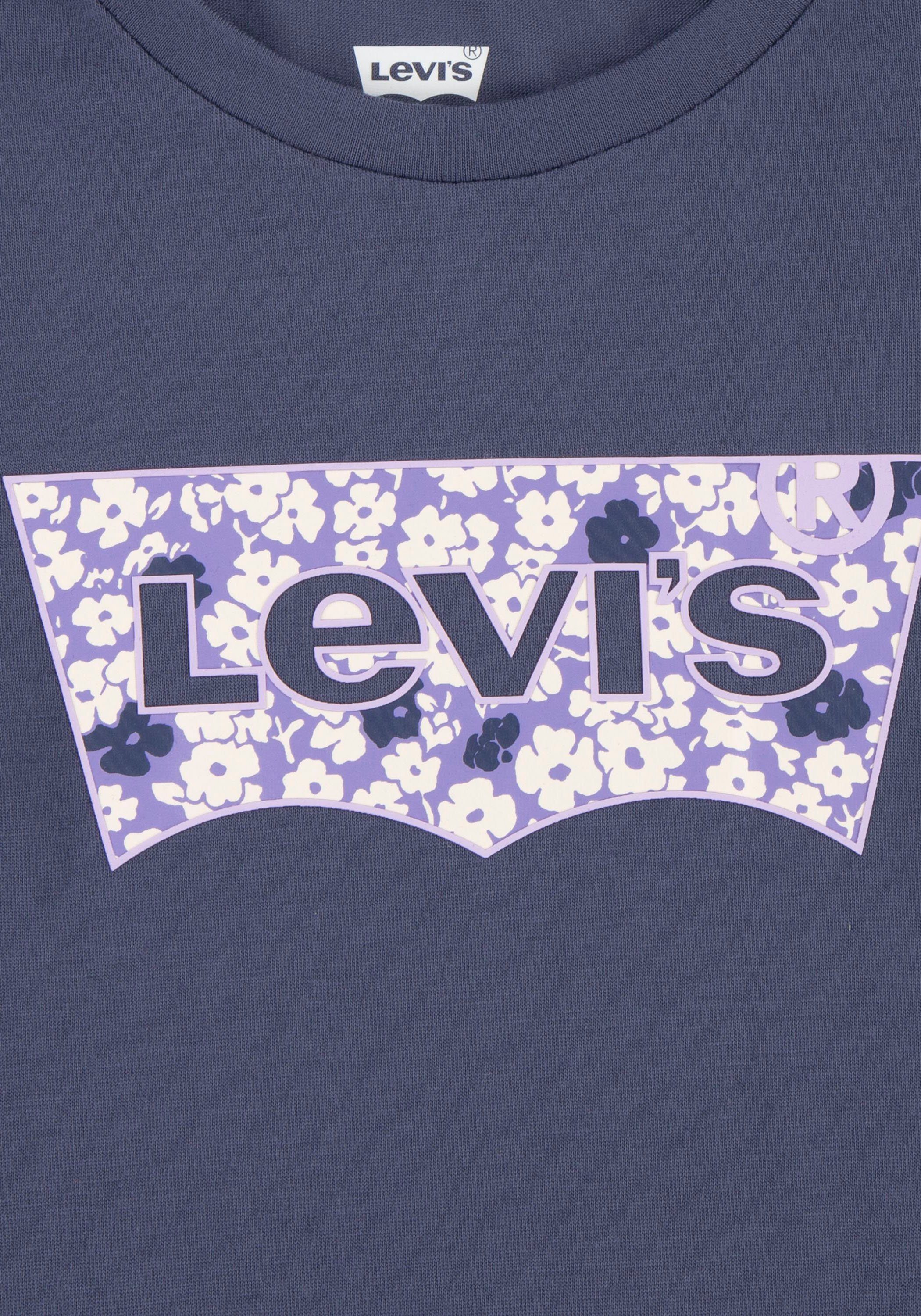 Levi's® Kids 2-tlg) for SCRUNCH (Set, FLORAL WITH TEE GIRLS LS Langarmshirt LVG