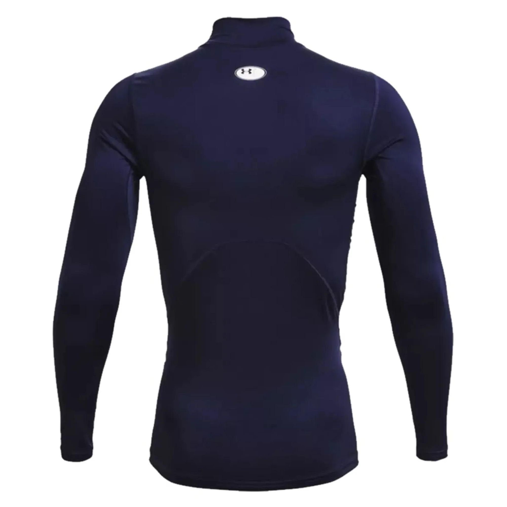 ColdGear® LS Compression Dunkelblau Funktionsshirt Under Mock Armour® Armour Men's