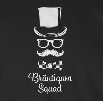 Shirtracer T-Shirt Bräutigam Squad Gentleman JGA Männer