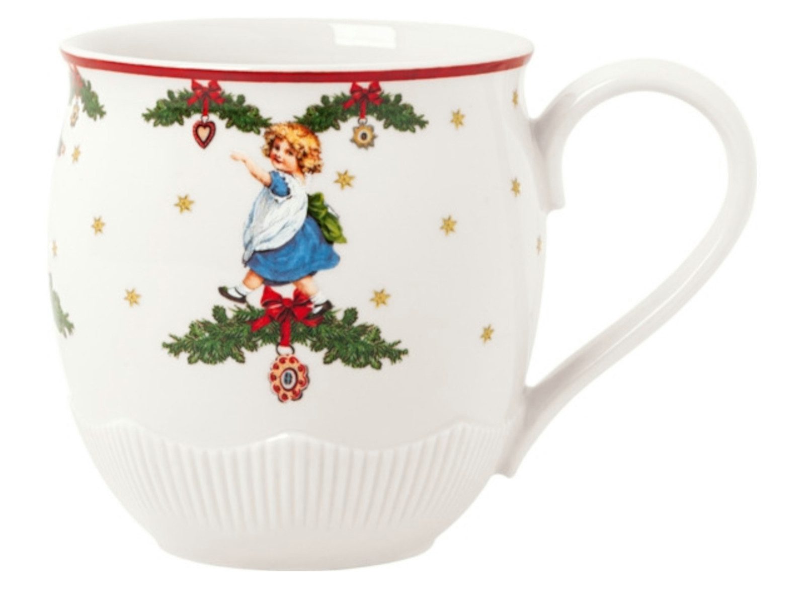 Villeroy & Boch Becher Toy's Fantasy Jumbobecher Kinder tanzen 0,39 l, Porzellan