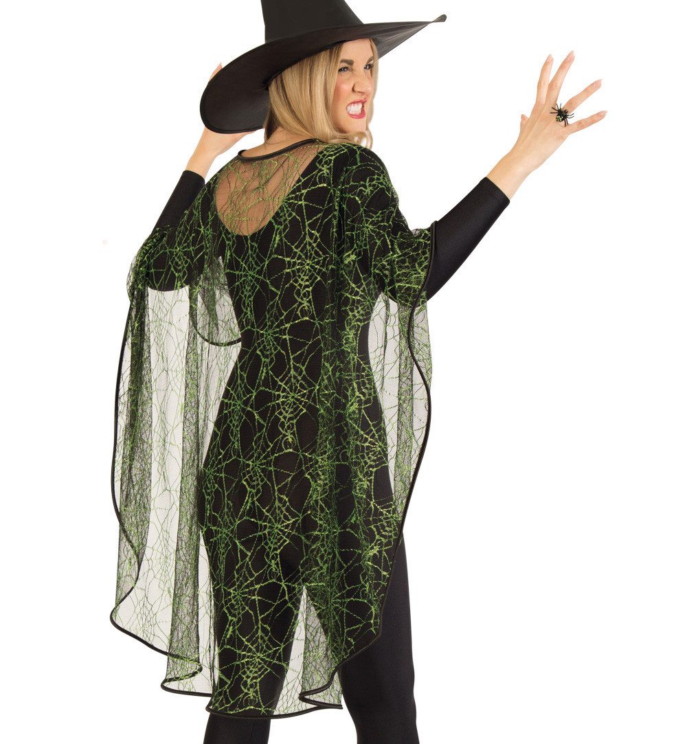 Hexen-Kostüm Hexen Horror Spinnencape Spinnen Cape Umhang Halloween Karneval