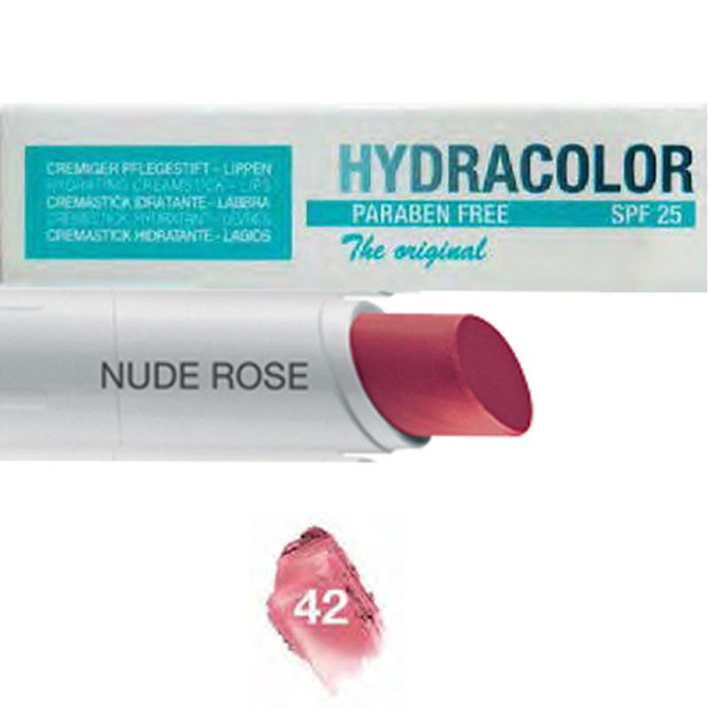 Deborah Milano Lippenpflegestift Hydracolor Lippenpflege Classic ohne Glycerin NUDE ROSE 42