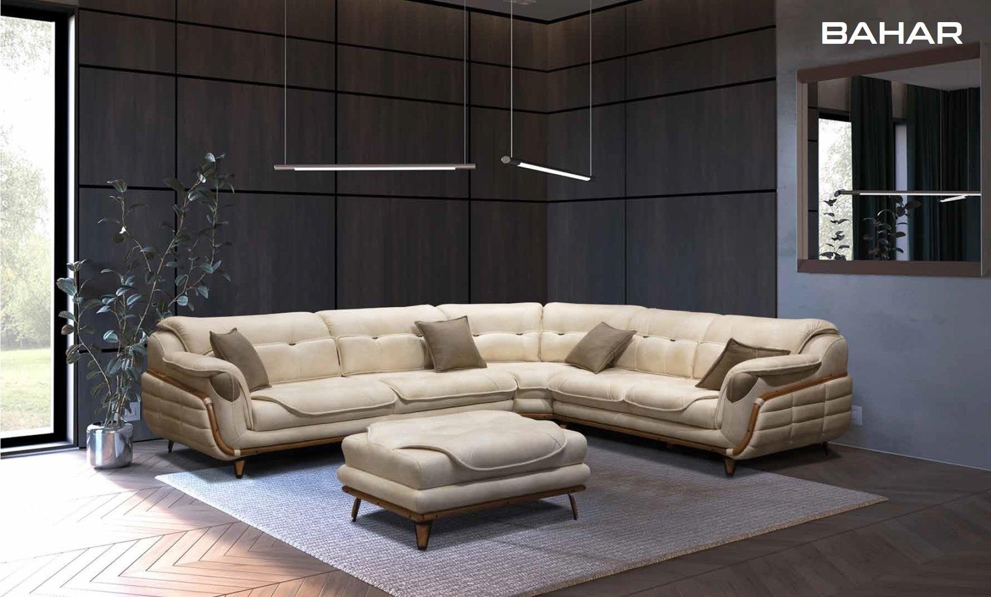 Wohnlandschaft Möbel, Couch Europe JVmoebel Ecksofa L-form Textil Luxus Sofa in Made Ecksofa