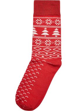 URBAN CLASSICS Basicsocken Urban Classics Unisex Norwegian Pattern Socks 3-Pack (1-Paar)