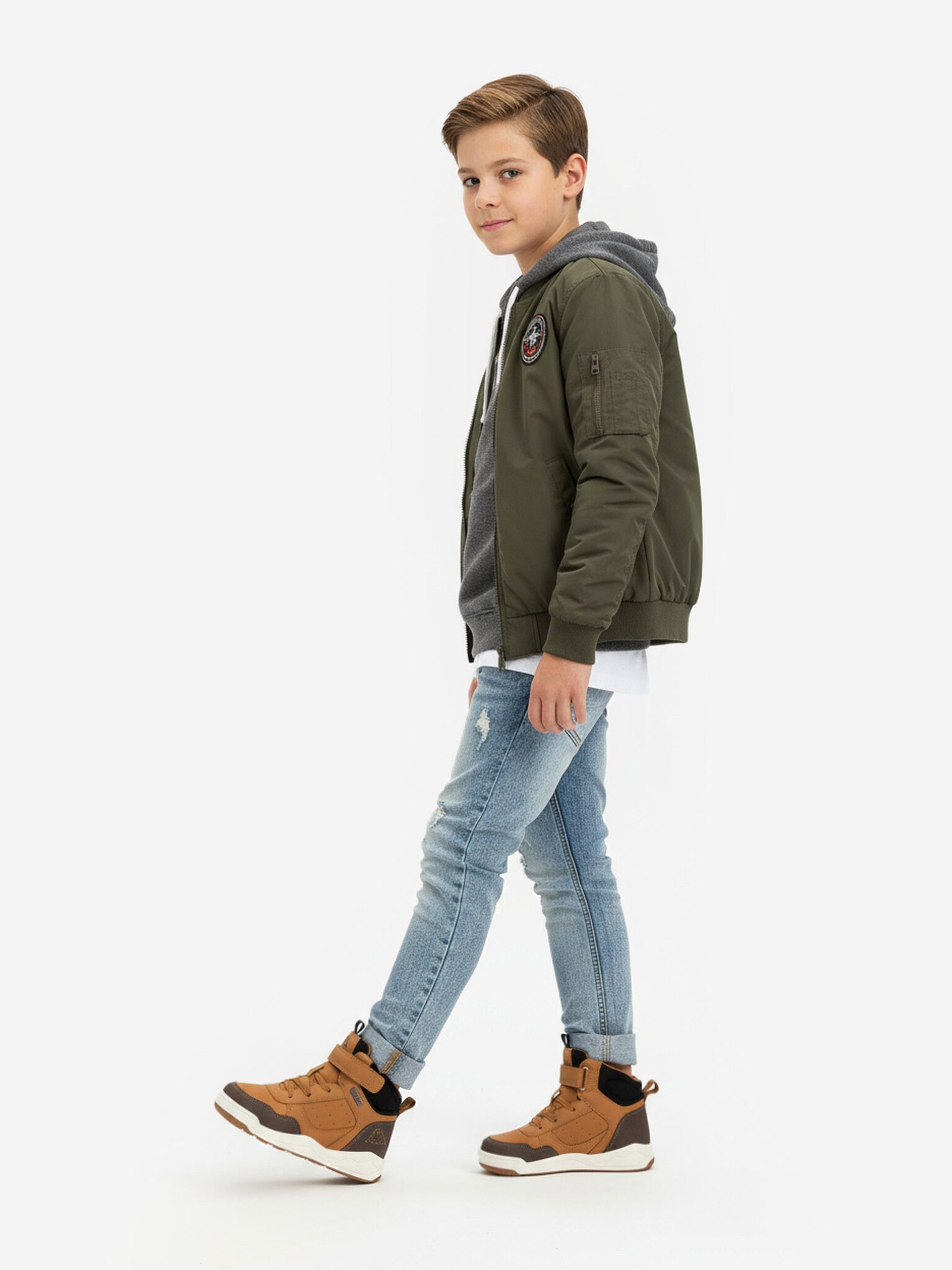 Kappa Kappa Boots Boy Brown CEO - AW24-3C042 Bootsschuh