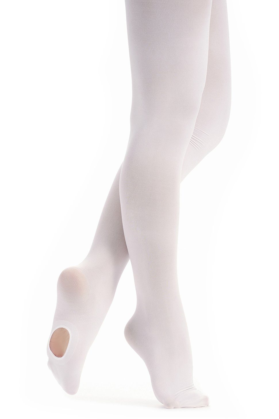 Ballenloch Strumpfhose mit für kein tanzmuster Mädchen Dana Rutschen, Strumpfhose äußerst weiß und wunderbar Ballett weich, strapazierfähig Kratzen