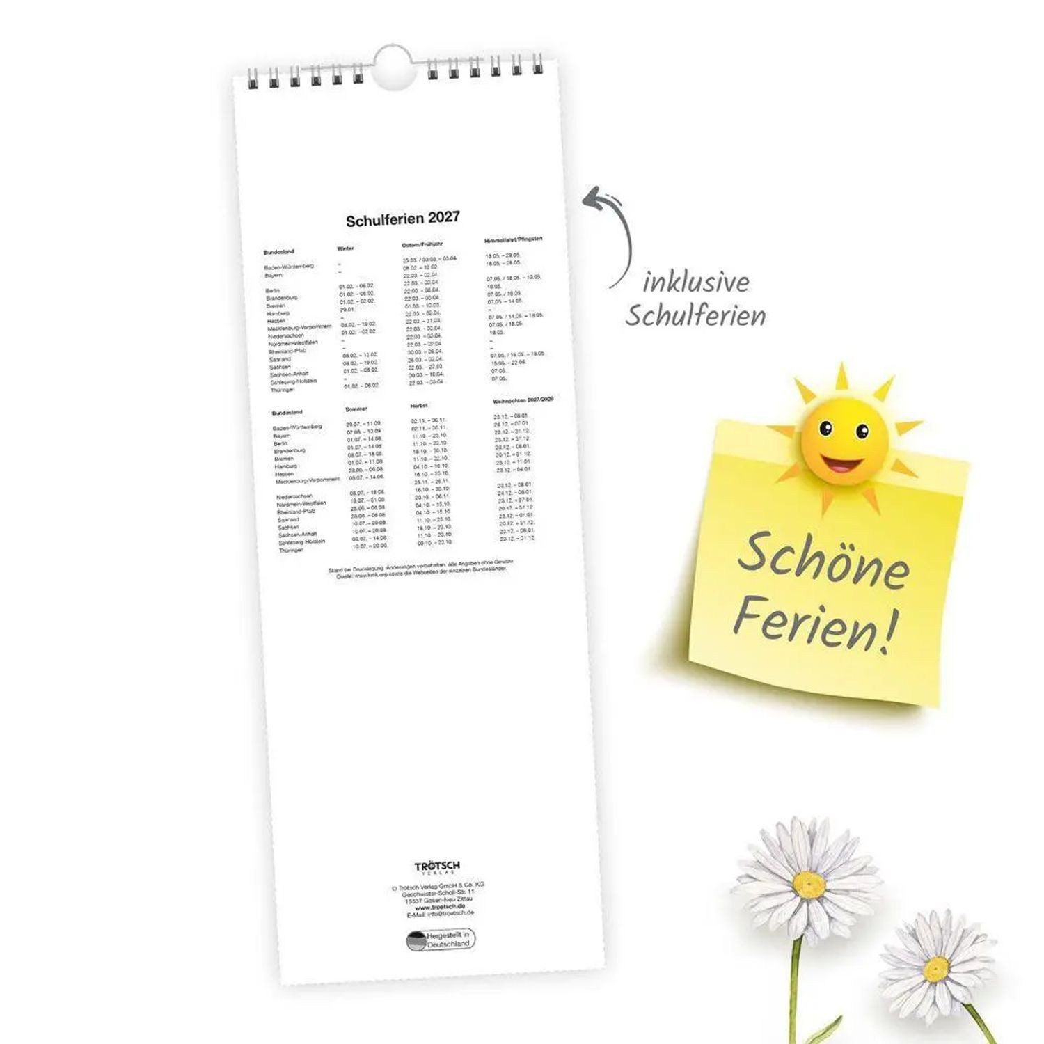 Trötsch Verlag Wandkalender TRÖTSCH - Maxi-Streifenkalender Landliebe 2027