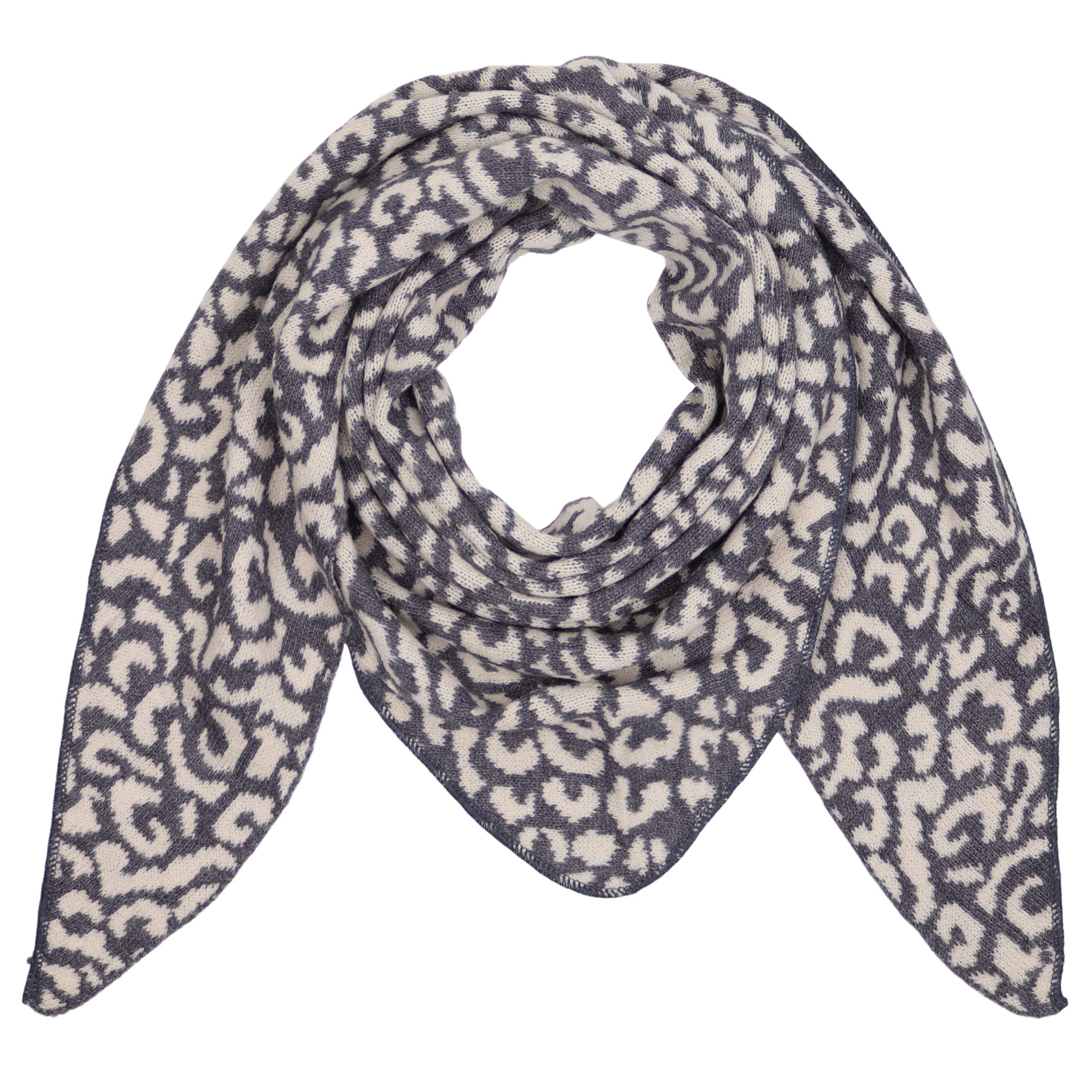 MIRROSI Dreieckstuch kuschliger und warmer Dreiecksschal ca.190x80 cm, (Leo Muster; Neue Kollektion Herbst/Winter 2025), Trendiges LEO-Design, wärmend & weich