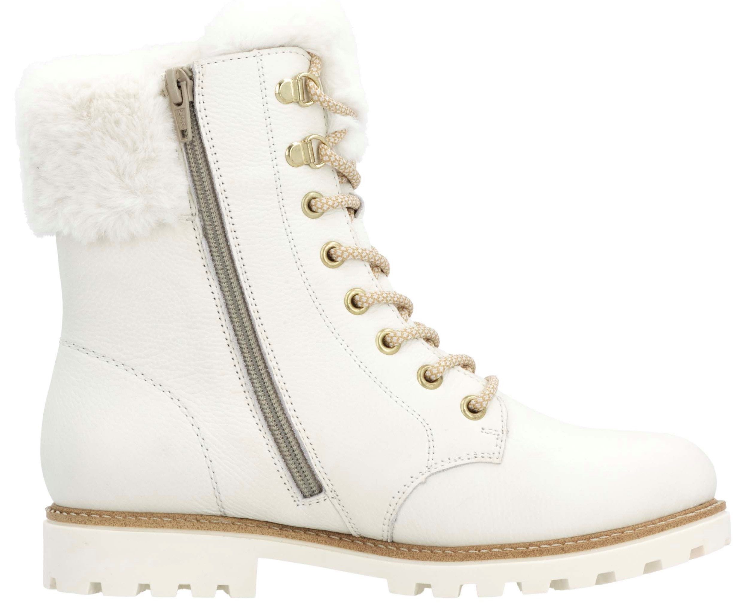 Remonte Elisabeth Hurley-Collection Winterboots, Schnürboots, Outdoorschuh, Schnürstiefelette mit Zierschnalle