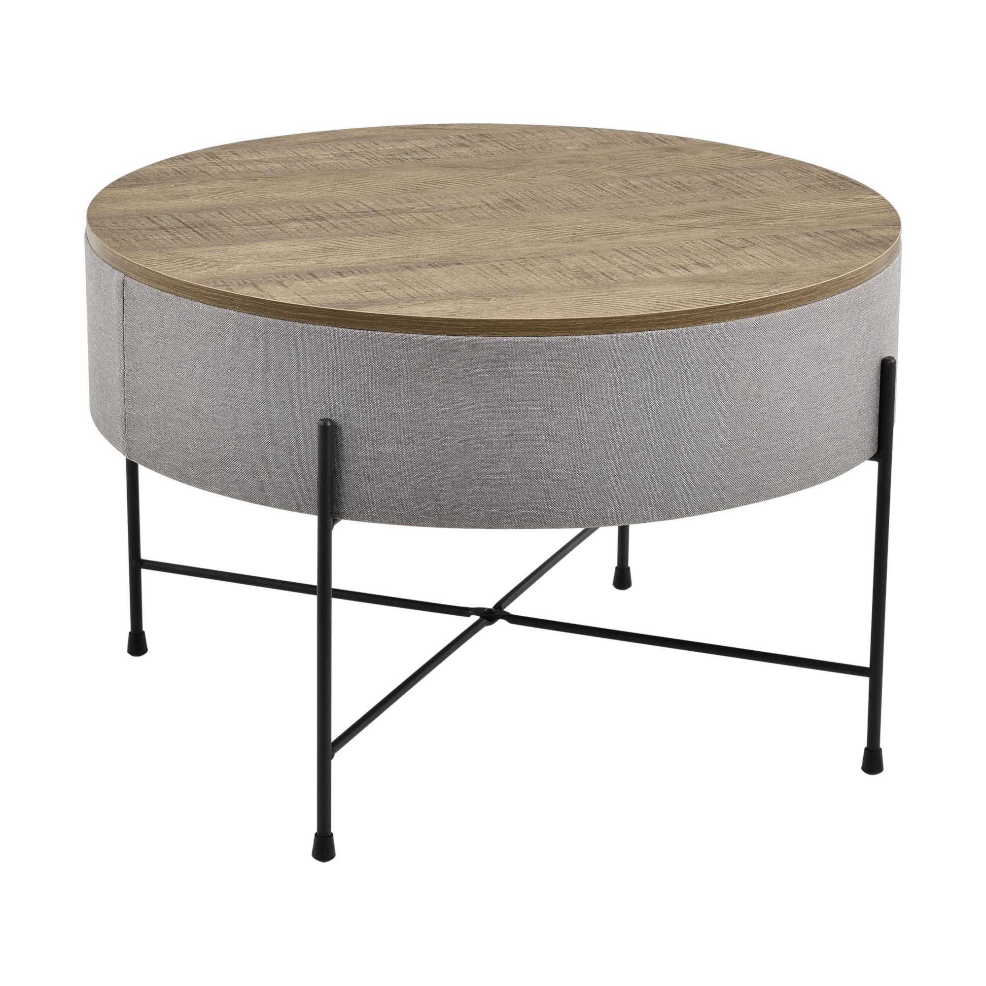 en.casa Couchtisch, Stylischer Couchtisch »Tauranga« Rund günstig online kaufen