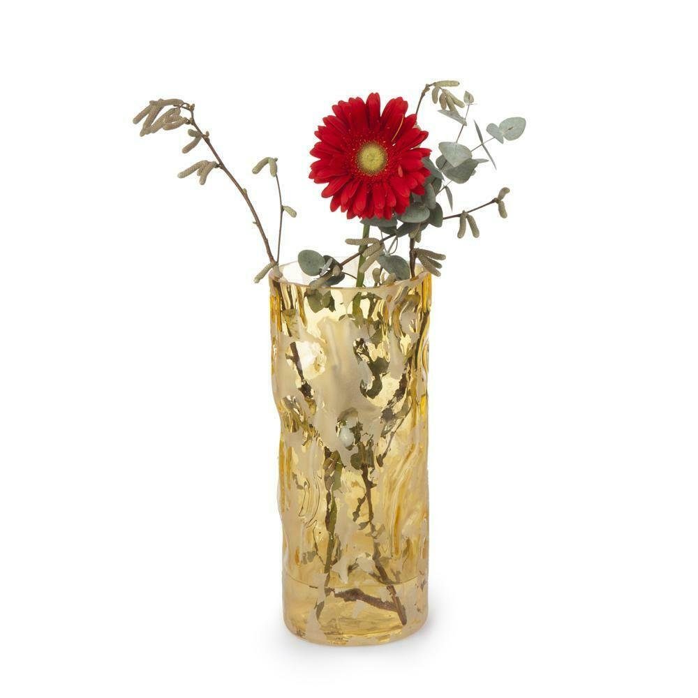 JVmoebel Tischvase Abstrakte Design Vase Echt Kristall Bohemia Handarbeit Vasen Blumentöpfe Vasen