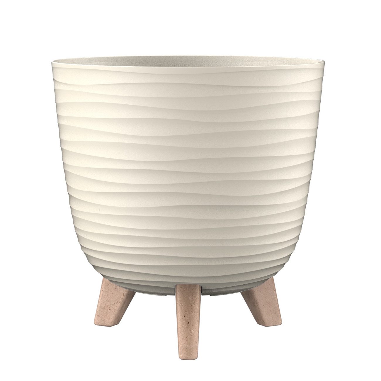 Engelland Blumentopf Pflanztopf mit Füßen (Vorteils-Set, 1 St., robuster PP günstig online kaufen